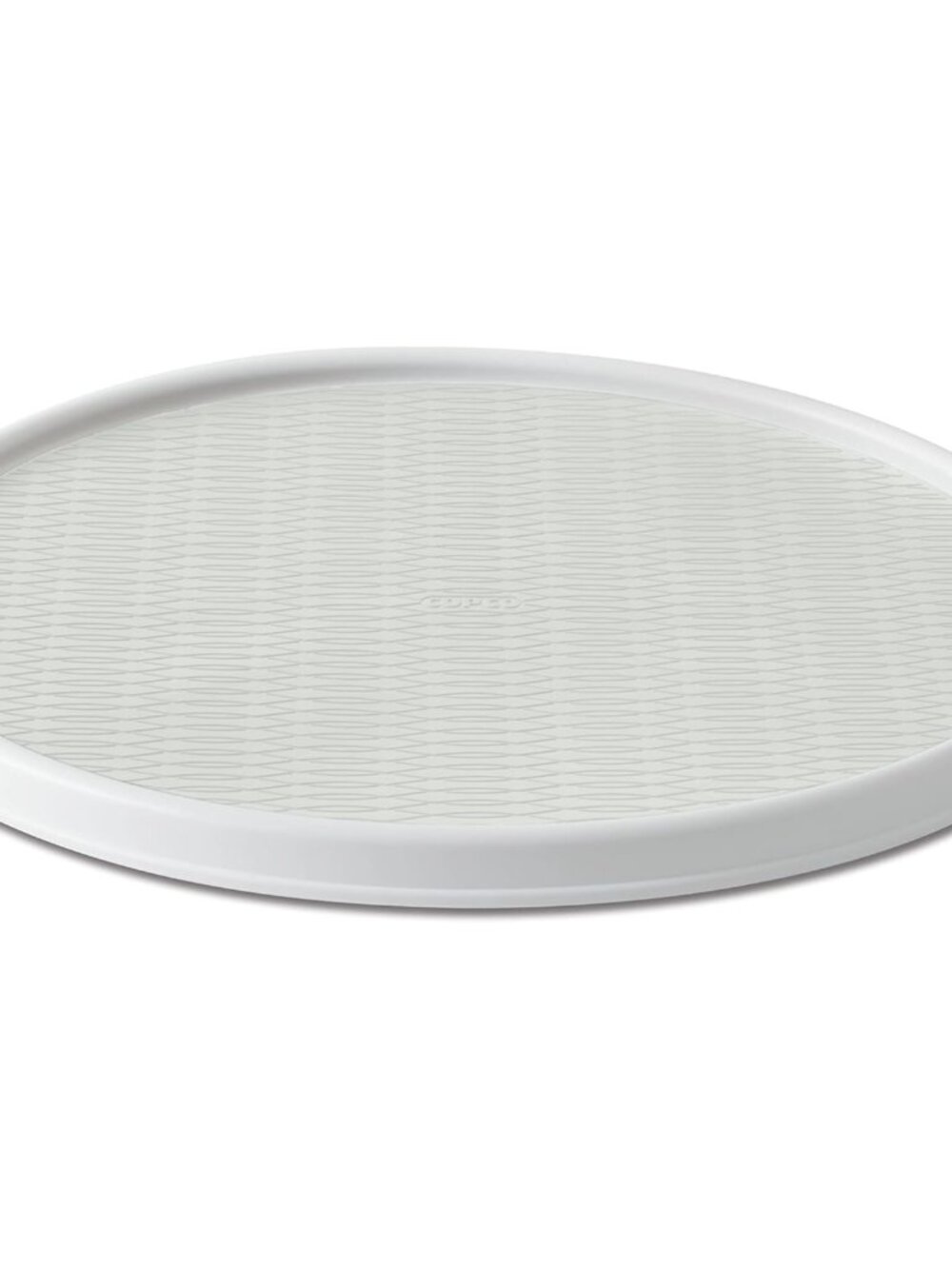 Basics Non-Skid Lazy Susan for Under Sink and Cabinet Storage, 18 Inch, Crystall